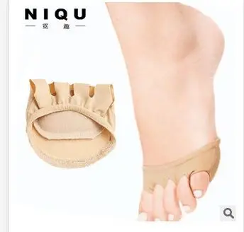 

Forefoot toe socks wear foot and a half yards pad invisible socks