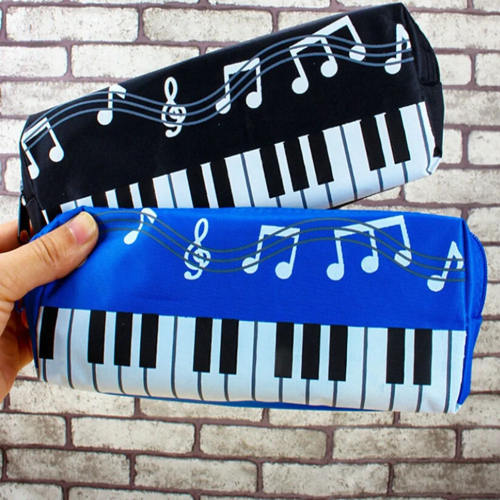 Корейский стиль музыкальное пианино клавиатура сумка для хранения канцелярские принадлежности косметичка музыкальная ручка сумки коробка сумка для хранения школьные принадлежности