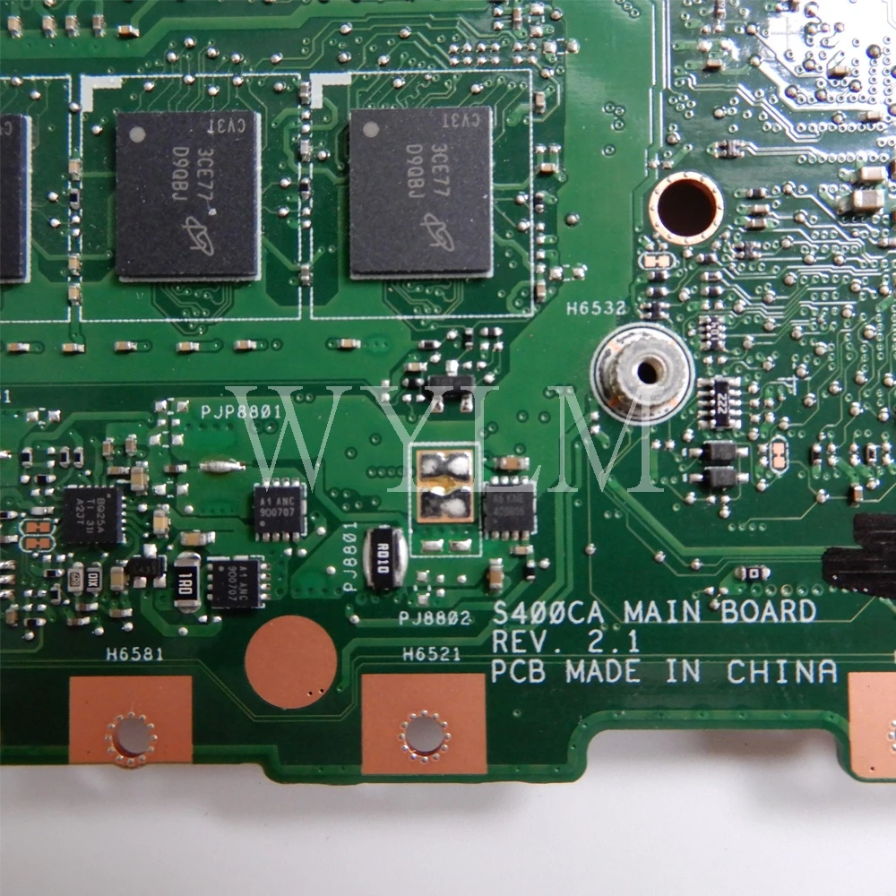  S500CA motherboard I3-2365CPU 4GB RAM mainboard REV2.1 For ASUS S500CA S500C S400C S400CA Laptop mo