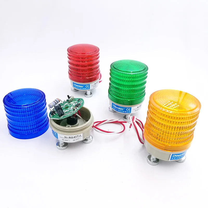 

N-5041TJ Magnetic Indicator light siren horn warning light LED lamp small flashing light security alarm 12V 24V 220V