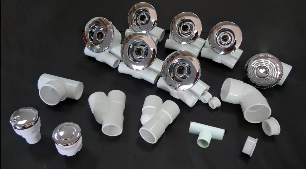 3.5" massage tub jets and part collection whirlpool tub part kitin