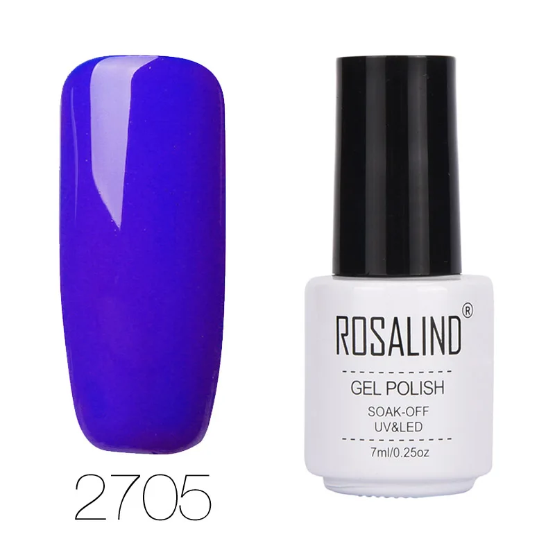 RC2705 ROSALIND гель лак для ногтей набор Гибридный все для маникюра 7 мл цвета полуперманентный УФ лак для ногтей - Цвет: RC2705
