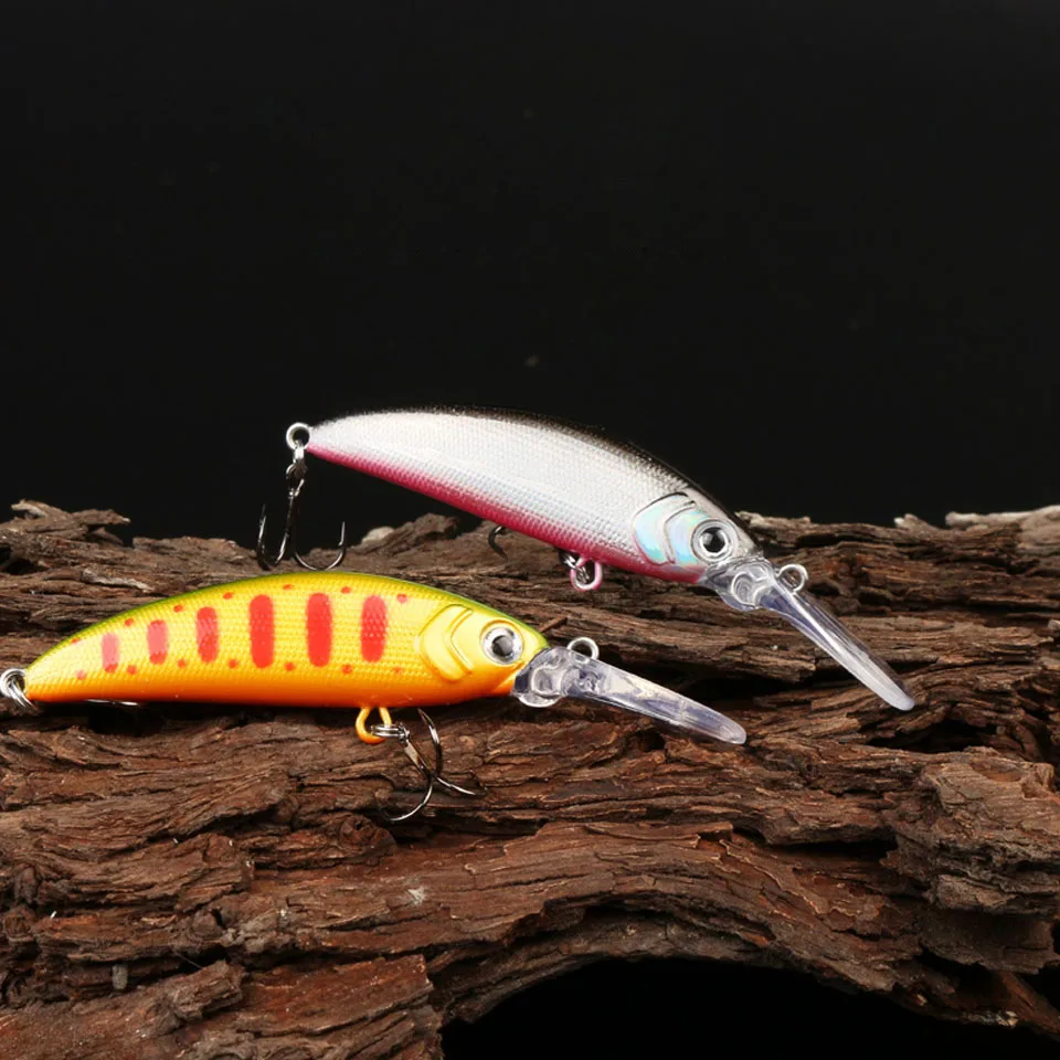 GoByGo 1 шт. Рыболовная Приманка Minnow 5 5g см маленькие качели сильный воблеры
