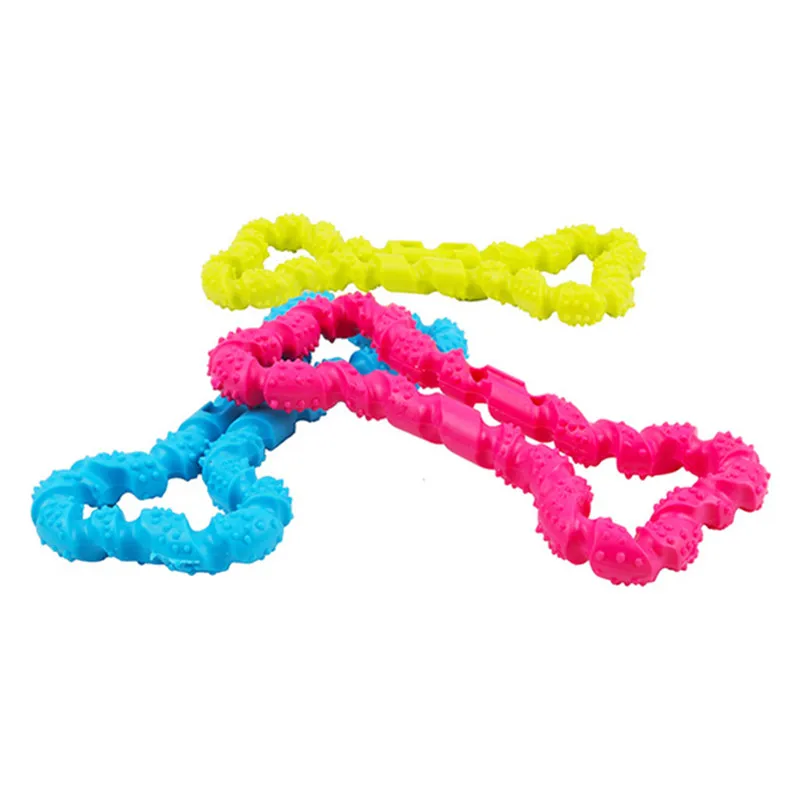 Dog Chew Toys Durable Bone Shape Dog Toys for Aggressive Tug Convex Design animal Outdoor summer Grassland garden AprT6 (4)