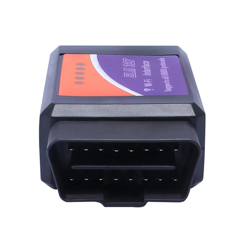 Мини ELM327 WiFi OBD2 автомобильный диагностический инструмент для диагностики неисправностей Поддержка Android Apple IOS система автомобильный инструмент диагностики неисправностей