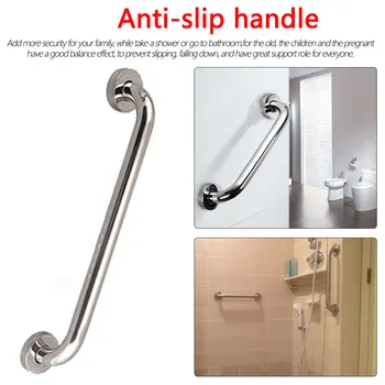 

1pc Bathroom handle Stainless Steel Anti-slip handle Armrest Shower Support Wall Grab Bar Safety Handle Towels Rail