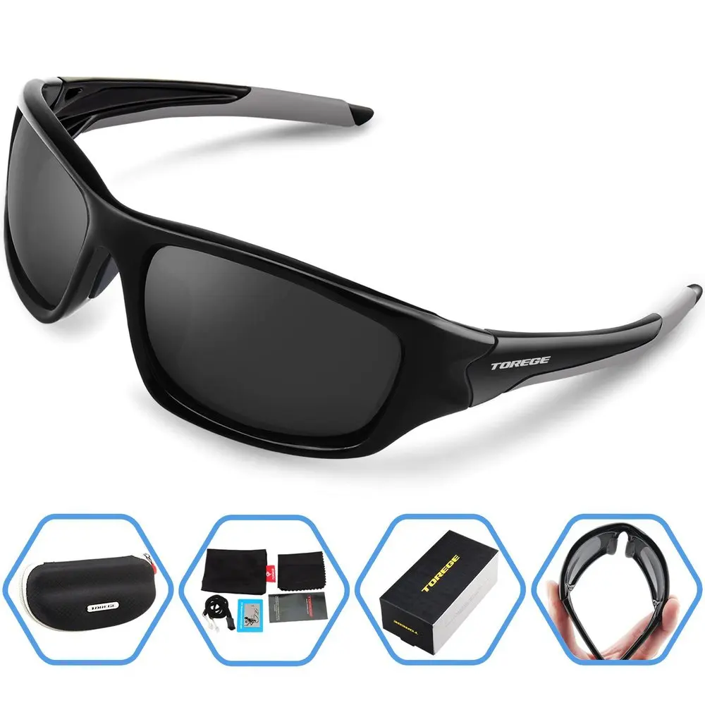 

Men Brand Designer Polarized Unisex Sunglasses For Men Women Golf TR90 Unbreakable Frame Fashion Goggle Style Eyewear