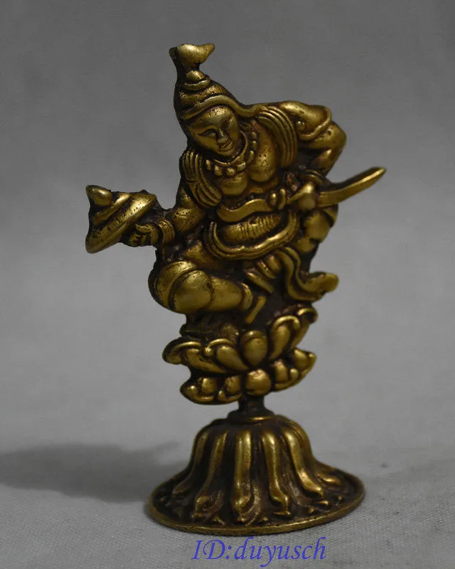 

christmas Tibet Buddhism Bronze Protector Deity Warrior Palden Lhamo Dharma Buddha Statue halloween