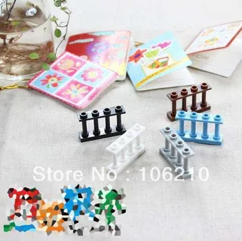 

rebrickable Fence compatible accessory bricklink DIY building block Assembles Particles brickset