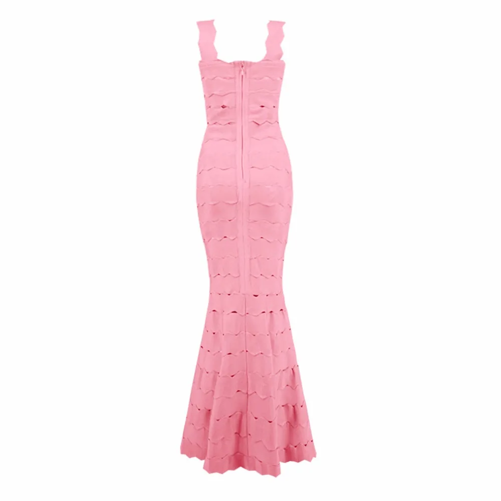 

Elegant high quality sexy women 2017 new winter women's dress black pink blue long maxi floor - length wholesale
