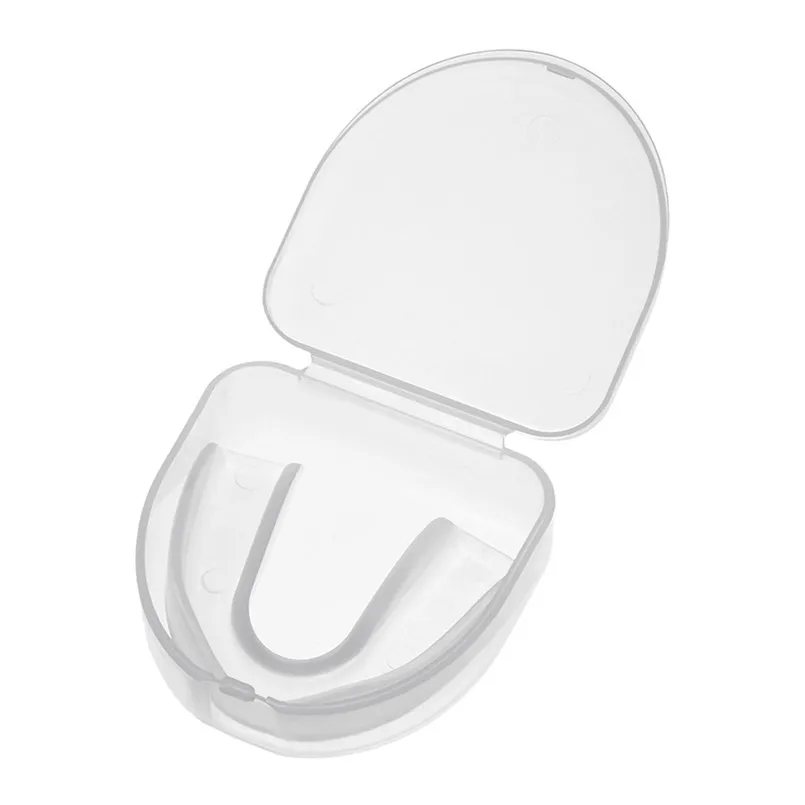 PVC de boxeo Protector Gum Shield dientes manga dientes Protector boca guardia pieza de Rugby de boxeo tirantes