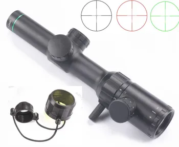 

Hunting Sight Rifle scope 1-4x20 Range Finder Reticle Hunting scope Green Red Illuminated optical sight Rifle Scope Sight Caza
