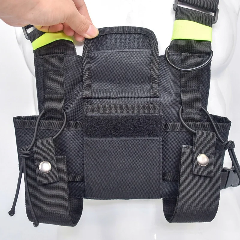 Радио жгут нагрудный передний пакет Чехол кобура жилет Риг сумка для рации тактические гарнитуры и аксессуары
