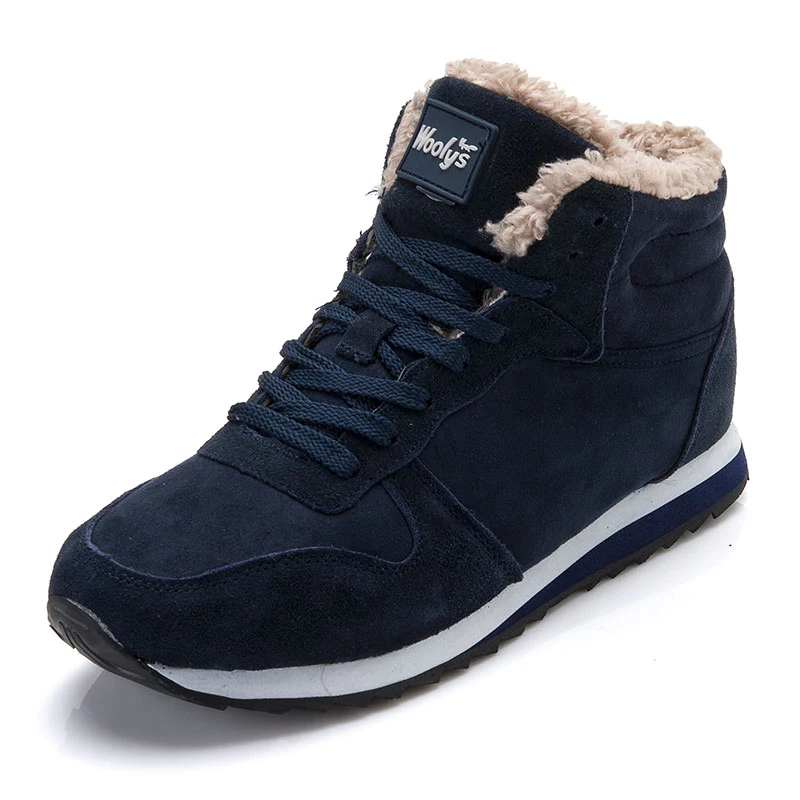 

Ankle Boots 2018 Break Out Men Boots for Snow Winter Boots for Men Shoes Warm Short Plush Fur Winter HH-116