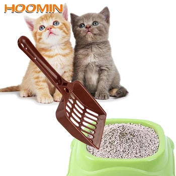 

HOOMIN Dog Cat Litter Shovel Plastic Scoop Pet Cleanning Tool Universal Scoop Random Color Pet Supplies