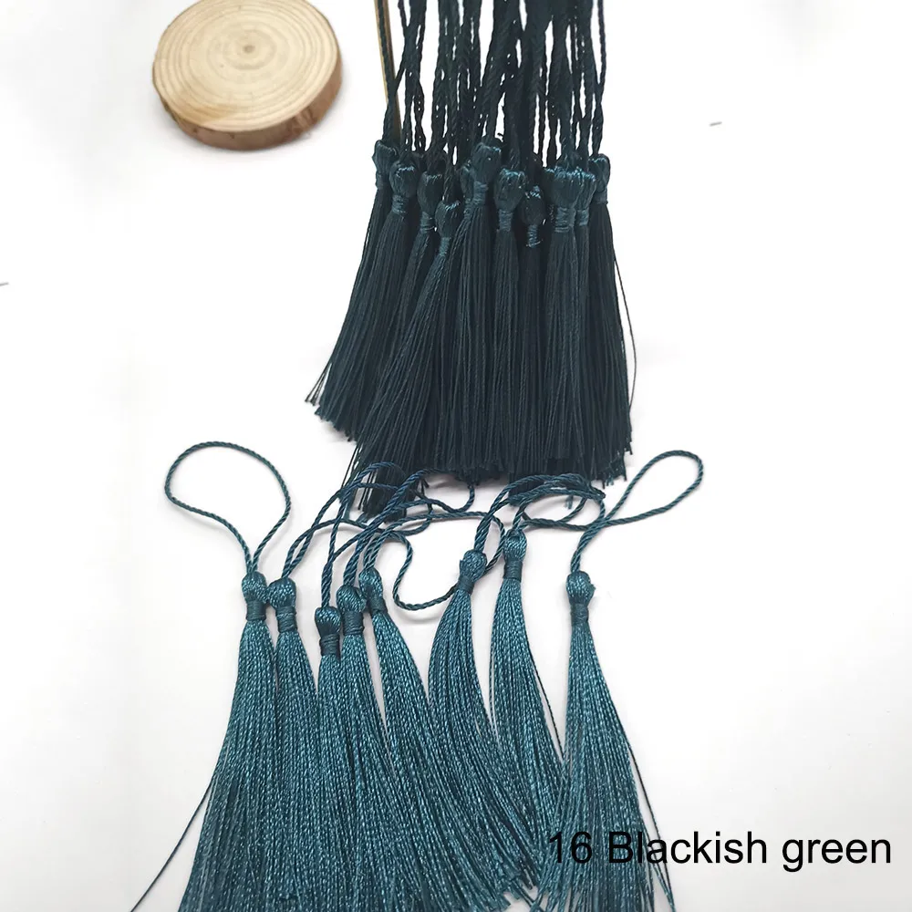 32 шт. 32 цвета 7 см Висячие веревки шелковые кисточки шитье Банг кисточкой отделка ключ кисточки для DIY приукрашающие Аксессуары для штор