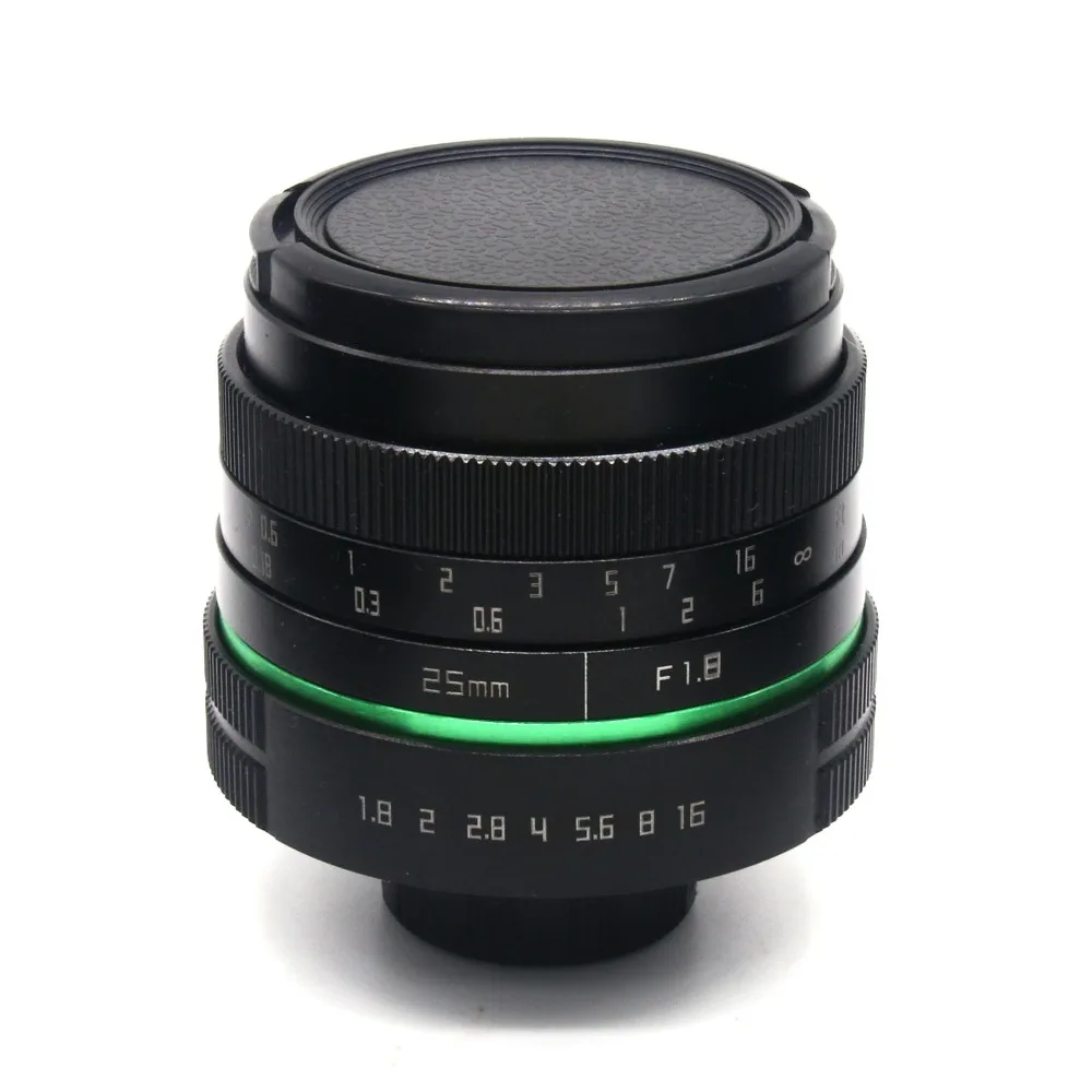 

Metal 25mm APS-C camera lens for all mirrorless digital camera free shipping