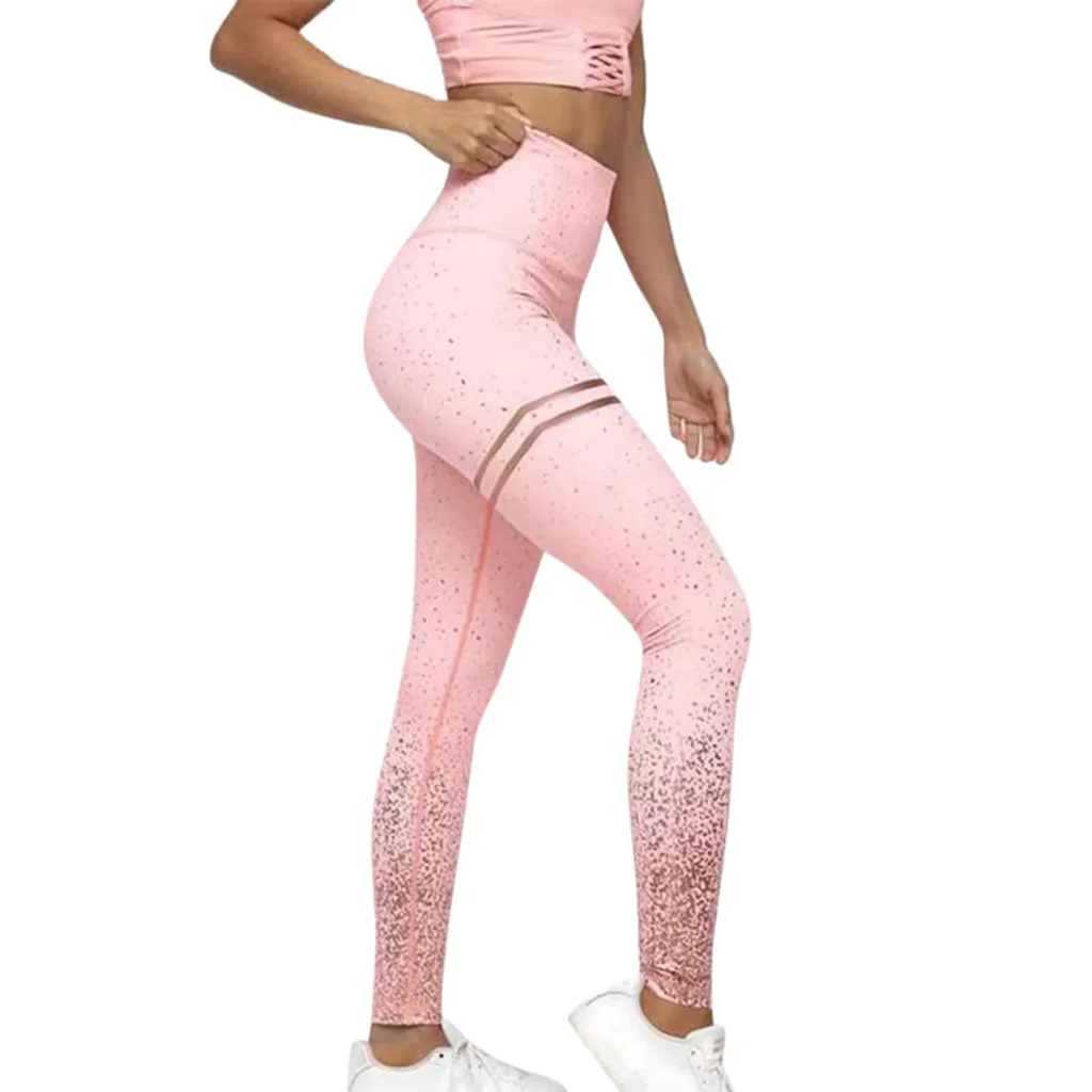 

Perimedes Women Dots Leggings Fitness Sports Hip Push Up Gym Running Yoga Tummy Control Gym Compression Tights Pants#g25