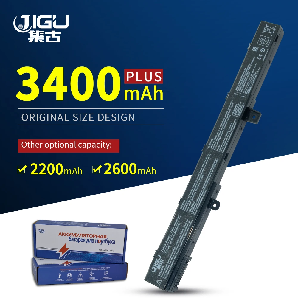 JIGU 4 ячеек A41N1308 Аккумулятор для ноутбука ASUS X451 X551 X451C X451CA X551C X551CA|Аккумуляторы