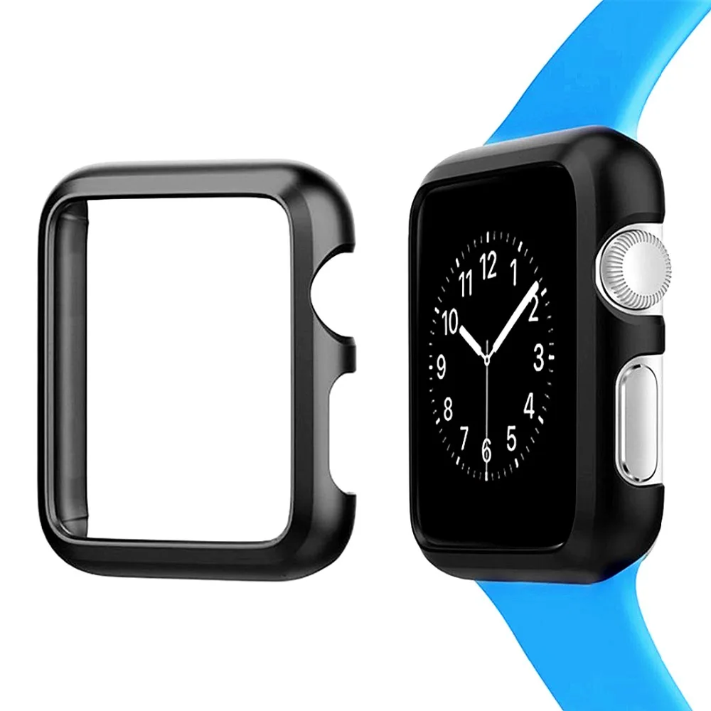 Чехол для Apple watch 42 мм 38 iWatch band Алюминиевая Рамка металлический защитный бампер 3/2/1