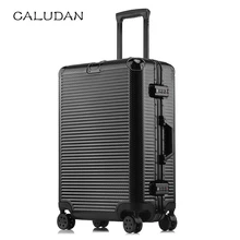 Новое поступление 2" 24" 2" алюминиевая рама PC Rolling Hardside чемодан Дорожный чемодан-тележка чемоданы для девочек женщин и мужчин