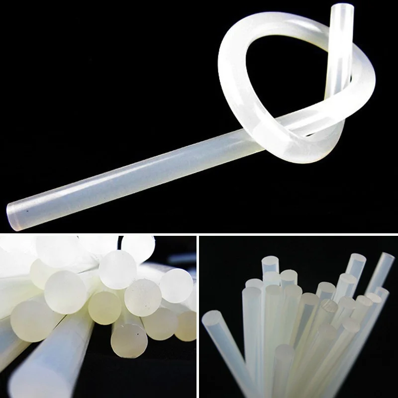 

10pcs Clear Glue Adhesive Sticks For Hot Melt Gun Car Audio Craft Transparent Alloy Accessories 7mmx190mm/100mm