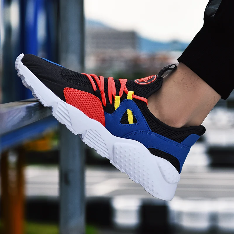 

Running shoes for men 2019 Breathable mesh Sports Shoes Outdoor lightweight Large size Sneakers Athletic tenis masculino hombre