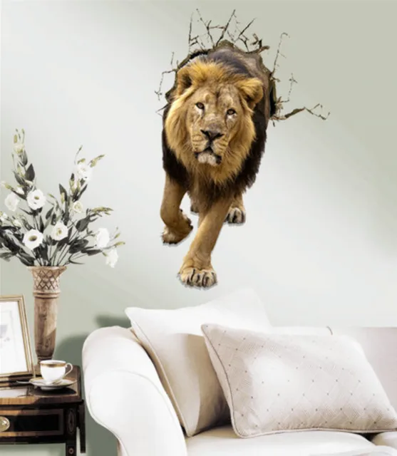Removable Lion Decoration Wall Stickers Home Decor Modern Animal For Removable Lion Decoration Wall Stickers Home Decor Modern Animal For Decals