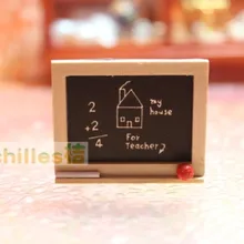 Мини Кукольный дом сцены глины с небольшим доска для рисования аксессуары