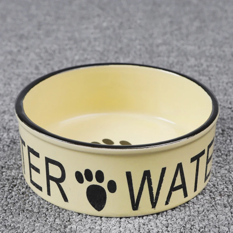 Креативная миска для домашних животных собака кошка кормушка для воды щенок керамическая поилка чаша с деревянной стойкой посуда для домашних питомцев чехол Аксессуары