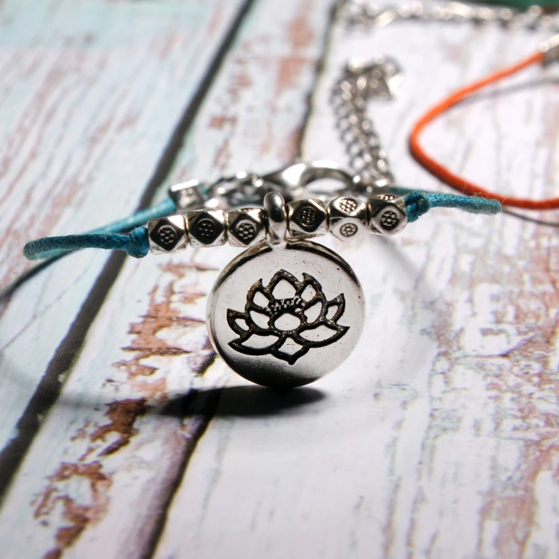 MOON GIRL Handmade Weave Bobo Lotus Anklet Set Fashion Starfish 4 Pieces Bohemian Chic Summer Bracelet ankle for Women Gift - Image 5