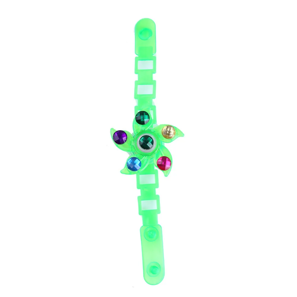 Children's Luminous Wrist Band Manual Rotating Soft Plastic Flash Gyro Bracelet Collection Funny Kids Gift Toy Christmas YE12.14 Children's Luminous Wrist Band Manual Rotating Soft Plastic Flash Gyro Bracelet Collection Funny Kids Gift Toy Christmas YE12.14