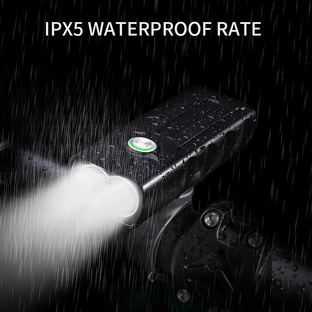 Discount 1000 Lumens Bike Light T6 L2 Rechargeable Bicycle Safety Lamp Front Handlebar Cycling LED Headlight Taillight Flashlight 10