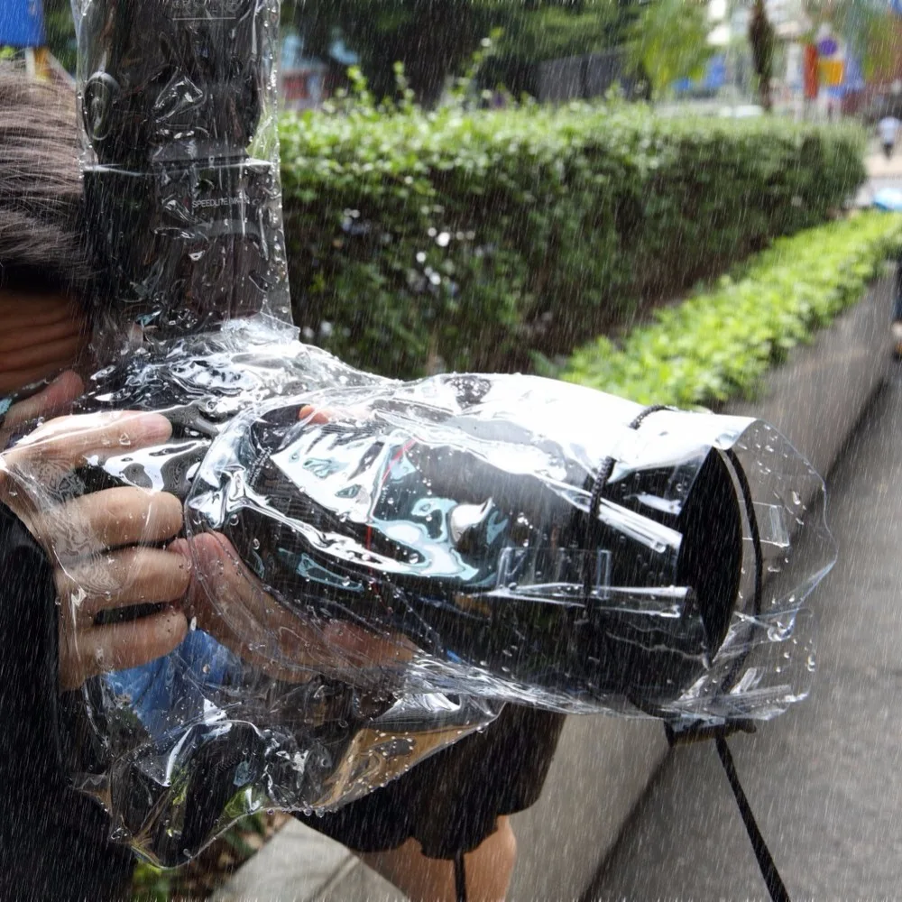 Профессиональный резиновый дождевик для камеры дождевик сумка протектор непромокаемый пылезащитный чехол для Canon Nikon Pentax sony DSLR