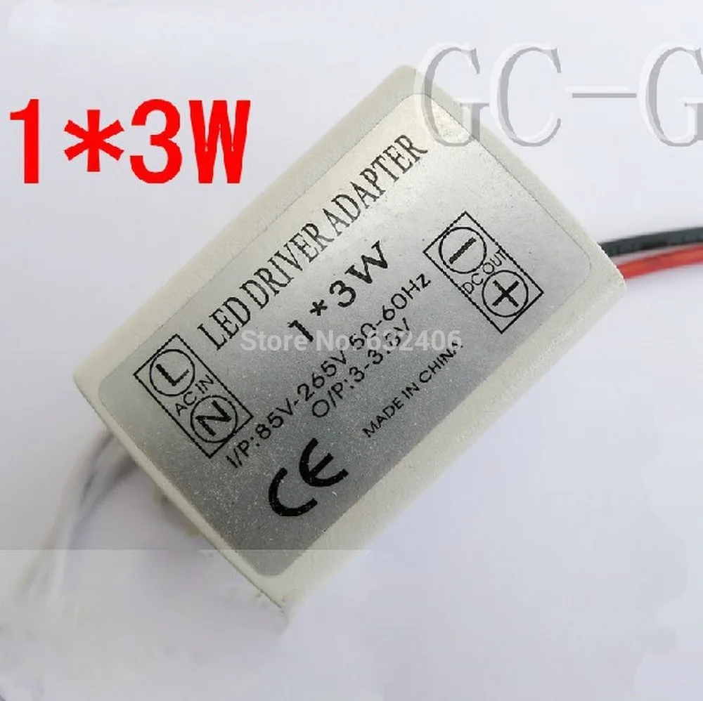 

5pcs 1*3W ,AC 85~265v External High power Driver For LED Lamp Light Constant Current Driver Power Supply