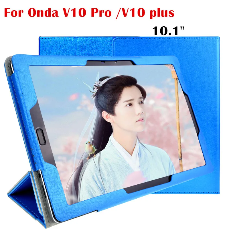 

Silk Grain PU Leather case Flip Cover For Onda V10 Pro /V10 plus 10.1" Tablet PC case Stand PU Leather Case protective shell