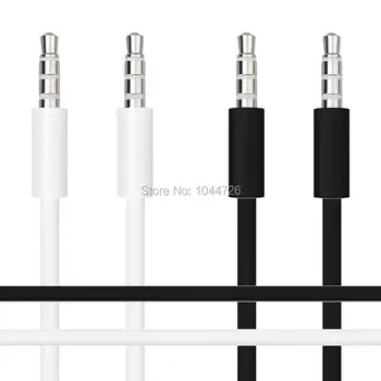 

free 1000pcs/lot 1m Aux Cable 3.5mm Jack Audio Cable Stereo Auxiliary Cord accessory bundles MP3 PC Earphone for Speaker