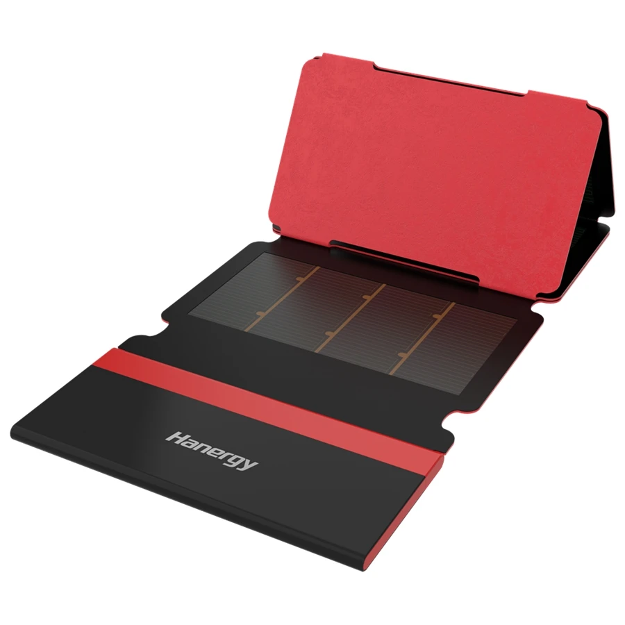 

Hanergy Solar Panel 5V 12W Solar Charger Portable and Foldable CIGS Solar Cells Charger for Phone for Hiking etc
