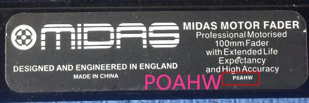 Midas новые оригинальные MIDAS дистанционного ЧПУ прямые фейдер потенциометра 10 К Midas фейдер
