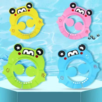 

Adjustable Baby Shower Hat Toddler Shampoo Bathing Shower Cap Wash Hair Shield with Ear Protect M09