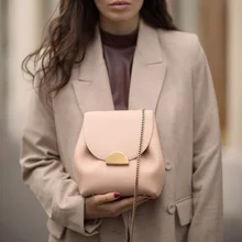 Женская сумка, роскошная дизайнерская сумка-мешок, маленькая сумка на цепочке, женская кожаная сумка на плечо, женская сумка через плечо во французском стиле