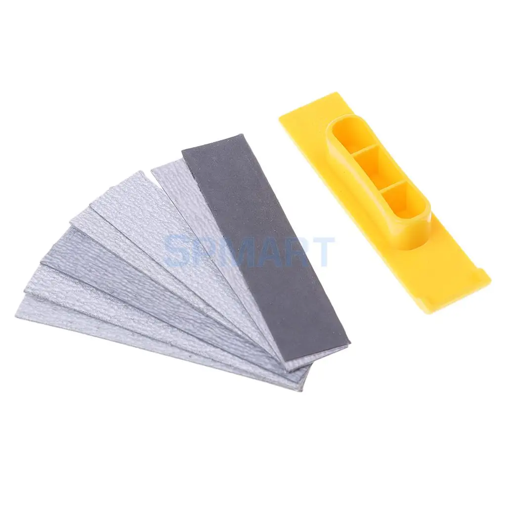 MagiDeal Hobby Model Tools Plastic Polishing Machine Sander w/ 7 Type Sandpapers for Plane Gundam DIY Acc