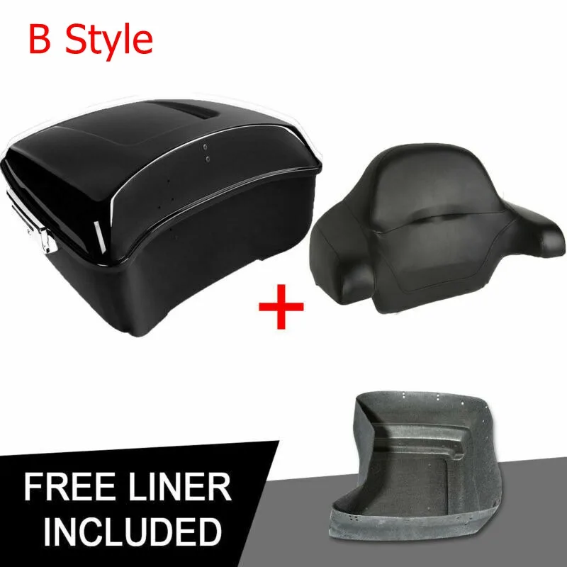 

Motorcycle King Pack Trunk Backrest For Harley Tour Pak Touring Road King Road Glide Street Glide 2014-2020