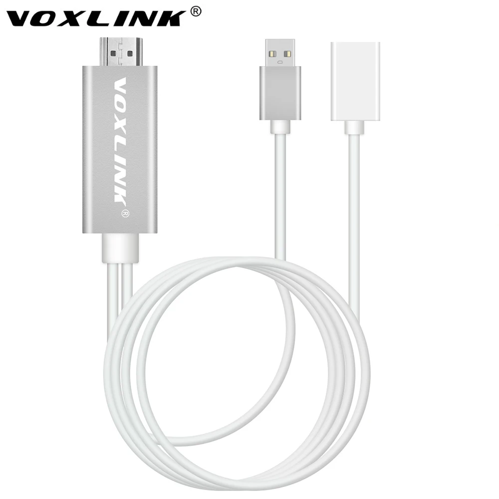 Voxlink 8 Булавки кабель для iPhone 5 5S 6 6S 7 Plus 1080 P Miracast DLNA AirPlay цифровой av-адаптер к HDMI