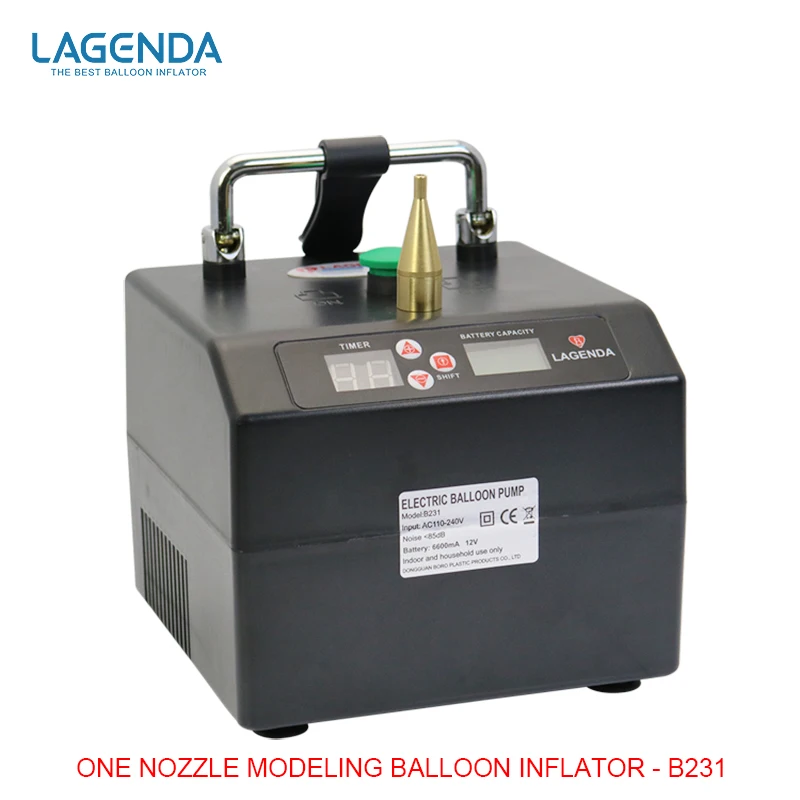 B231 loagenda моделирующий воздушный насос для воздушных шаров, функция времени управления батареей скручивание Borosino
