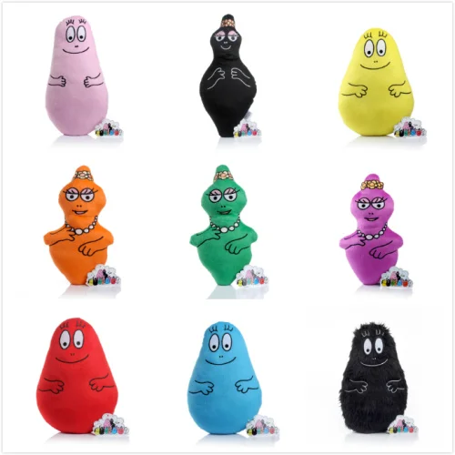 

Barbapapa Barbidou Barbazoo Barbabee Plush Toy36cm (Leave us the Color You Want)
