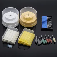 Лабораторные принадлежности стоматологический нитрат Вольфрамовая сталь Материал боры с блоком держателя Bur