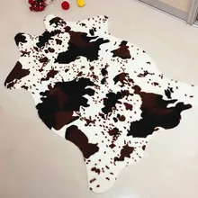 Зимние Лидер продаж коровы Ковры окружающей среды Ковры для Гостиная Спальня кабинет Tapis Нескользящая Председатель Коврики плюшевые Ковры