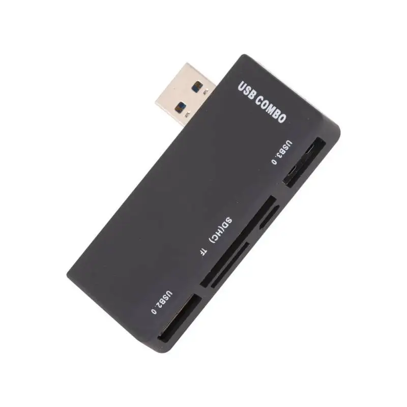 5 в 1 USB3.0 концентратор и кардридер комбинированный адаптер конвертер USB 3,0/2,0 хабы SD TF MMC кардридер для телефона ПК ноутбука Surface Pro