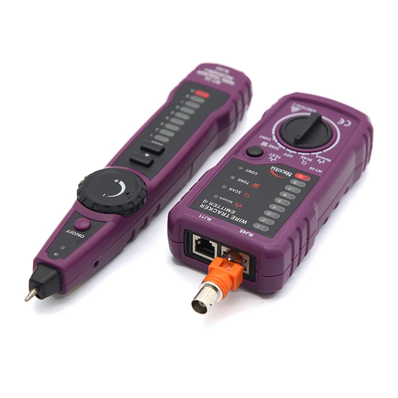 فكرة دقيقة WT-28 RJ11 RJ45 سلك الهاتف المقتفي الحبر شبكة إيثرنت محلية كابل اختبار كاشف خط مكتشف